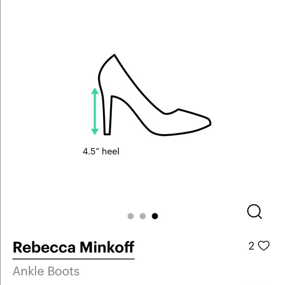 Rebecca Minkoff Acadia Gray Suede Leather Platform Heeled Booties - Picture 10 of 10